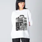 マアズの店の和製現代 Big Long Sleeve T-Shirt
