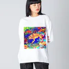 Fantastic FrogのFantastic Frog -Utopia Version- ビッグシルエットロングスリーブTシャツ