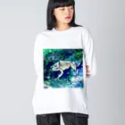 Fantastic FrogのFantastic Frog -White Ice Version- ビッグシルエットロングスリーブTシャツ