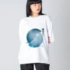 AZUKIのまる Big Long Sleeve T-Shirt