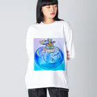 巷のアザラシ屋さんのざらしの瓶詰め Big Long Sleeve T-Shirt