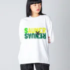 S×SのSAUNER×SAUNER サウナー×サウナー ビッグシルエットロングスリーブTシャツ