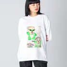 大丈夫丈夫（だいじょうぶ たけお）のわななきのワニ泣き Big Long Sleeve T-Shirt