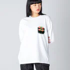 蛇口〆太のお店のお寿司・ネギトロ（軍艦） Big Long Sleeve T-Shirt