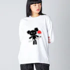 blackbear&WhitebearのBlack bear Big Long Sleeve T-Shirt