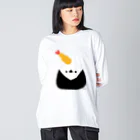 しろくま&ペンギン通信のヤンキーな天むすエナガ Big Long Sleeve T-Shirt
