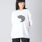 nou(のう)のはいいろワニくん Big Long Sleeve T-Shirt