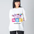 スタジオNGC　オフィシャルショップの古川未鈴（でんぱ組.inc）作『スフォイクス（ドット絵Ver.）』by BOZO Big Long Sleeve T-Shirt