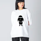 LUCHAのAFRO#2 ビッグシルエットロングスリーブTシャツ