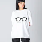 kazukiboxのメガネ属性 Big Long Sleeve T-Shirt