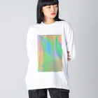 1／ＦのPlay of color　遊色　 ビッグシルエットロングスリーブTシャツ