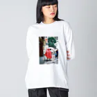 こいそのshare red with ビッグシルエットロングスリーブTシャツ