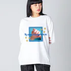 フォーヴァのMy mommy is so special to me.-happy baby hands-ハッピーベイビーハンズ-  ビッグシルエットロングスリーブTシャツ