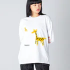 YNMのシュガースポットきりん Big Long Sleeve T-Shirt