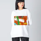 白井　快士の伴サイ小便小僧竹風鈴図屁撒き Big Long Sleeve T-Shirt