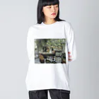 public domainのラ・グルヌイエール / クロード・モネ Big Long Sleeve T-Shirt