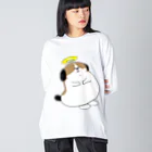 マツバラのもじゃまる昇天 Big Long Sleeve T-Shirt