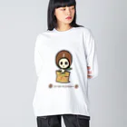 コーヒーレンジャーのコーヒーレンジャー緑 Big Long Sleeve T-Shirt