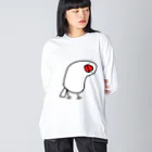 たちゅごろショップの首かしげ文鳥 Big Long Sleeve T-Shirt