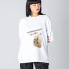 童画家 ☆たまてばこ主宰＊TomyのNo,Badminton! No,Life!! Big Long Sleeve T-Shirt