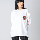 ワサビのDARUMA  Big Long Sleeve T-Shirt