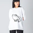 あべのかえるさん Big Long Sleeve T-Shirt