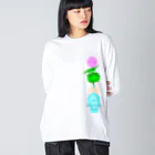 Luna Dream Projectの十一面観音 ～ 菩薩道 ～ Big Long Sleeve T-Shirt