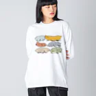 幻想水系branch　byいずもり・ようのFish or Newt? ビッグシルエットロングスリーブTシャツ