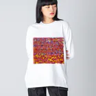 カヨラボ　スズリショップの夕焼け／カヨサトーTX Big Long Sleeve T-Shirt