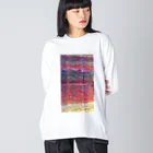 カヨラボ　スズリショップの夜明け／カヨサトーTX Big Long Sleeve T-Shirt