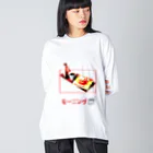 Danke Shoot Coffeeのモーニングセット２ Big Long Sleeve T-Shirt