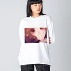 豆乳ラテのキラキラちゃん Big Long Sleeve T-Shirt