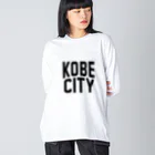 JIMOTOE Wear Local Japanのkobe CITY　神戸ファッション　アイテム ビッグシルエットロングスリーブTシャツ