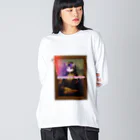 𝙈𝙊𝙈𝙊'𝙨 𝙎𝙝𝙤𝙥のMOMO・LIZA ビッグシルエットロングスリーブTシャツ