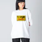 stereovisionのDon't Smile! （笑うな） ビッグシルエットロングスリーブTシャツ