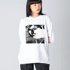 咲帆のハードボイルド猫 Big Long Sleeve T-Shirt