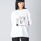 TakeLoop_goodsのHigh＆Low ビッグシルエットロングスリーブTシャツ