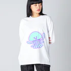 かしわざきのふわふわうちうぢんさん Big Long Sleeve T-Shirt