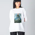 tsuetaniのトゲのある絵 Big Long Sleeve T-Shirt