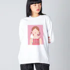 Makiko Takayamaのソフトクリ〜ムガ〜ル ビッグシルエットロングスリーブTシャツ