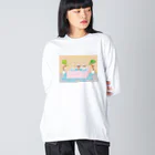 Makiko Takayamaのsentou ビッグシルエットロングスリーブTシャツ