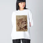 nature boxのオセロット Big Long Sleeve T-Shirt