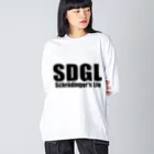 シュレディンガーの嘘のSDGL logo ビッグシルエットロングスリーブTシャツ