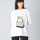 P-Colorbox＠SUZURI支部のおいしく焼けた食パン Big Long Sleeve T-Shirt