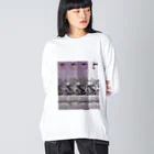 naaaaaanのにゃにゃにゃにゃ ビッグシルエットロングスリーブTシャツ