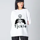 蜜ʕ•ﻌ•✻のtickleグッズ ビッグシルエットロングスリーブTシャツ