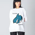 ダイナマイト87ねこ大商会の土下鮫 Big Long Sleeve T-Shirt