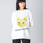 CYA-TO-RAのNO,CAT NO,LIFE! Big Long Sleeve T-Shirt