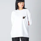 hitosaramonogatari＊shopのくまのクッキー君 Big Long Sleeve T-Shirt