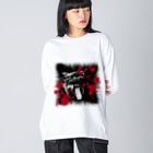 Lunatic Cat-ismのLove and Piece Big Long Sleeve T-shirt